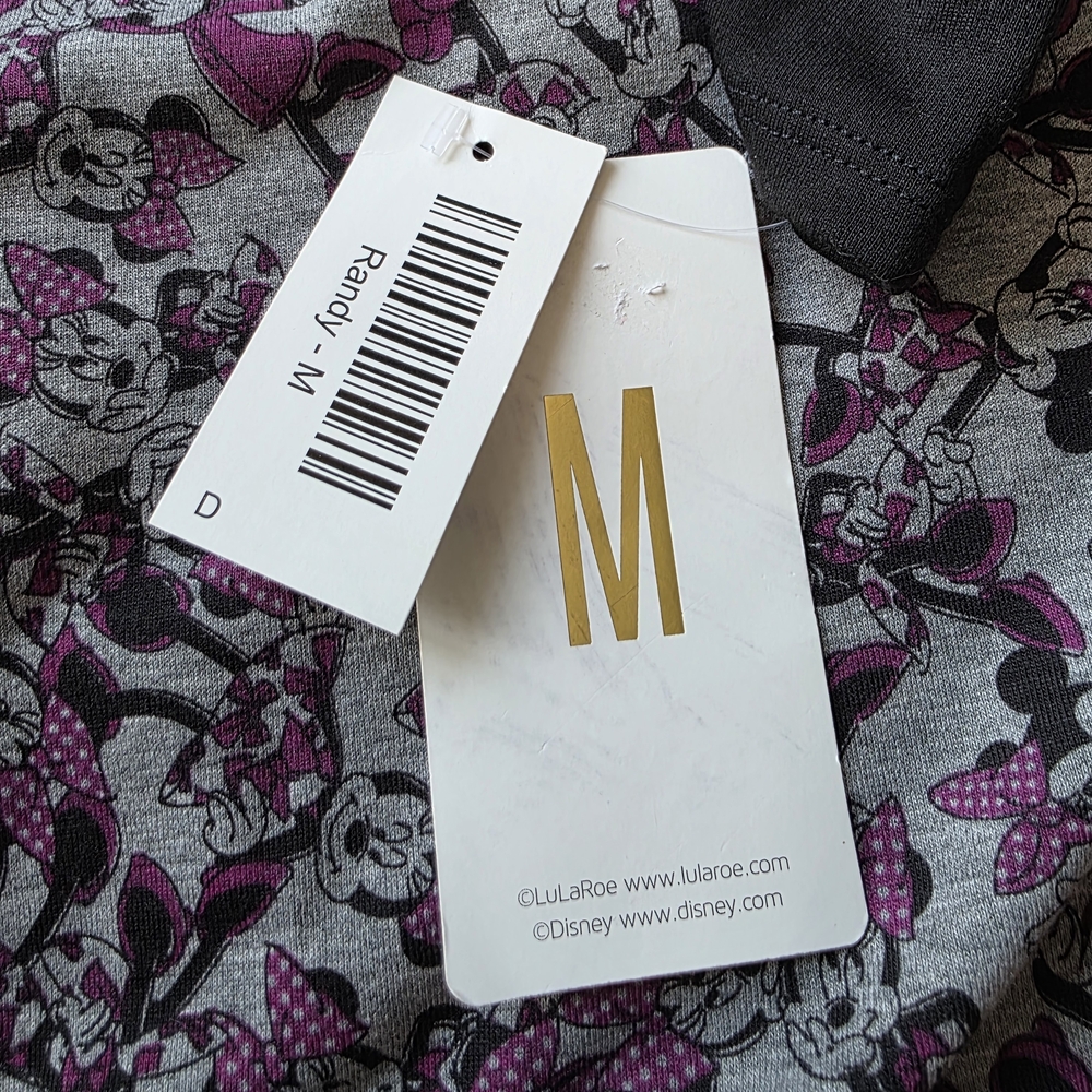 LuLaRoe Disney Minnie Randy Shirt - Picture 7 of 11